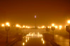 Foggy Night Frederick : Foggy Night at the Canal in Frederick Maryland
